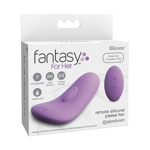 Fantasy For Her Remote Silicone Please-Her - Remote Control Vibrators