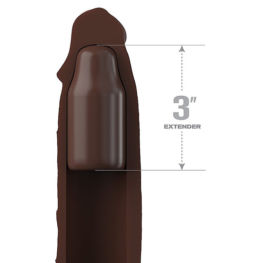 Fantasy X-Tensions Elite 3 Inch Silicone Penis Extension - Penis Sleeves and Extenders