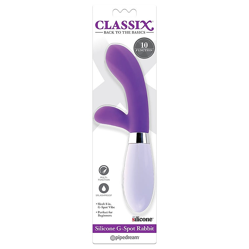Classix Silicone G-Spot Rabbit Vibrator by Pipedream - Rabbit Vibrators