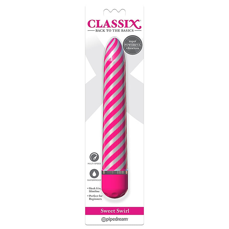 Pipedream Classix Sweet Swirl Bullet Vibrator - Bullet Vibrators