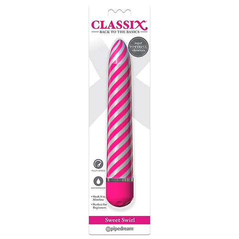 Pipedream Classix Sweet Swirl Bullet Vibrator - Bullet Vibrators