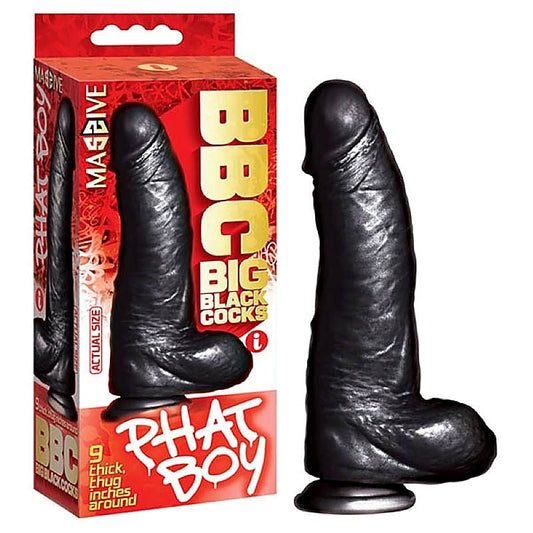 BBC - Big Black Cock - Phat Boy 9 Inch - Realistic Dildos