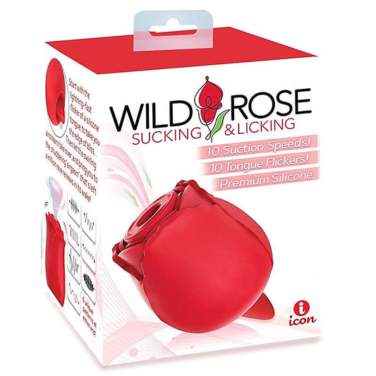 Pleasure-Packed Wild Rose Clit Stimulator - Clit Ticklers and Pulsators