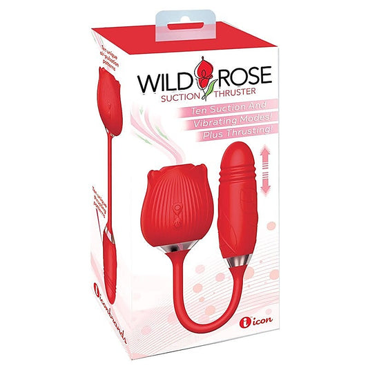 Wild Rose SUCTION THRUSTER Air Pulse Vibe - Clit Ticklers and Pulsators