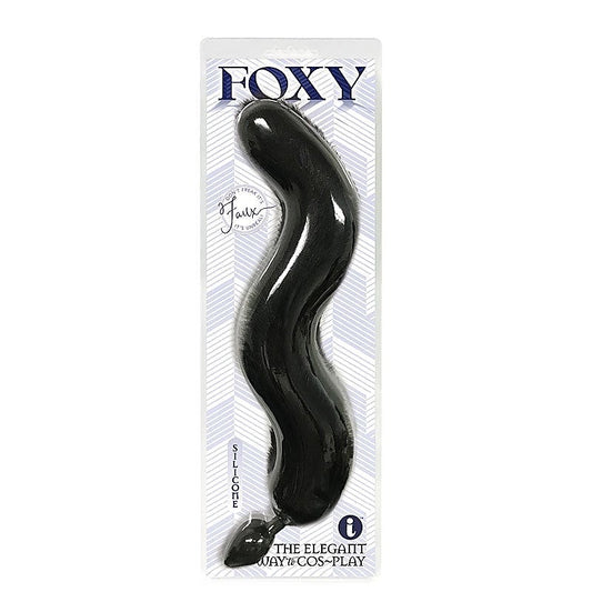 Foxy Tail Silicone Butt Plug - Elegant Intimate Accessory