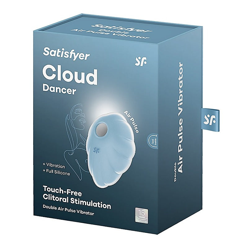 Cloud Dancer Air Pulse Clitoral Vibrator by Satisfyer - Clit Ticklers and Pulsators