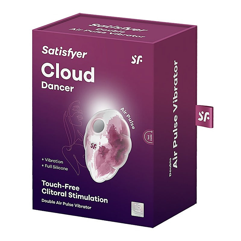 Cloud Dancer Air Pulse Clitoral Vibrator by Satisfyer - Clit Ticklers and Pulsators