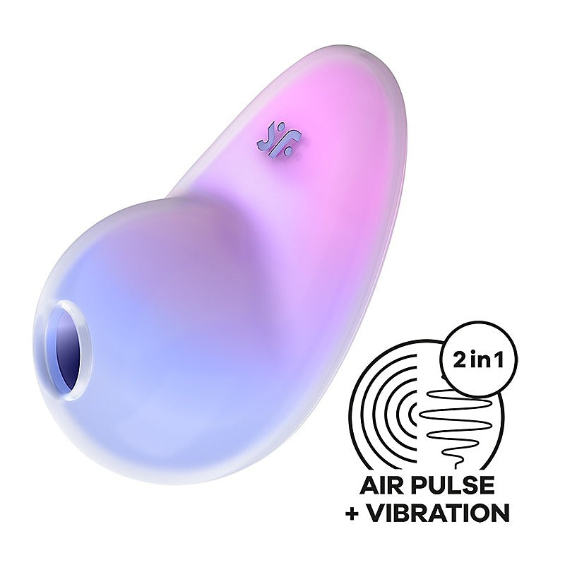 Satisfyer Pixie Dust Double Air Pulse Touch Free Clitoral Stimulator - Clit Ticklers and Pulsators