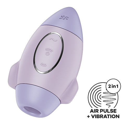 Mission Control Double Air Pulse Clitoral Vibrator - Pussy And Clit Toys
