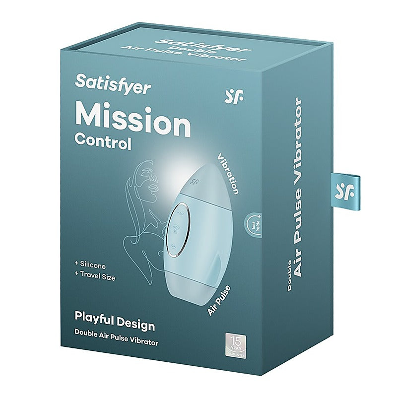 Mission Control Double Air Pulse Clitoral Vibrator - Pussy And Clit Toys