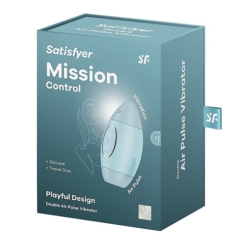 Mission Control Double Air Pulse Clitoral Vibrator - Pussy And Clit Toys