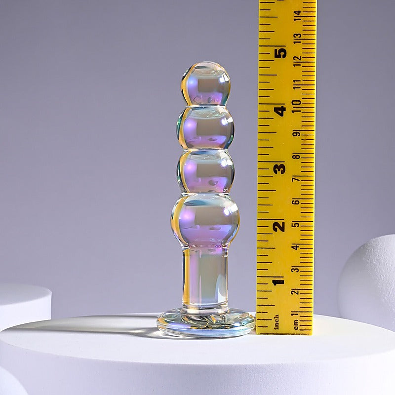 Playboy Pleasure Jewels Beads Glass Anal Plug - Glass Sex Toys