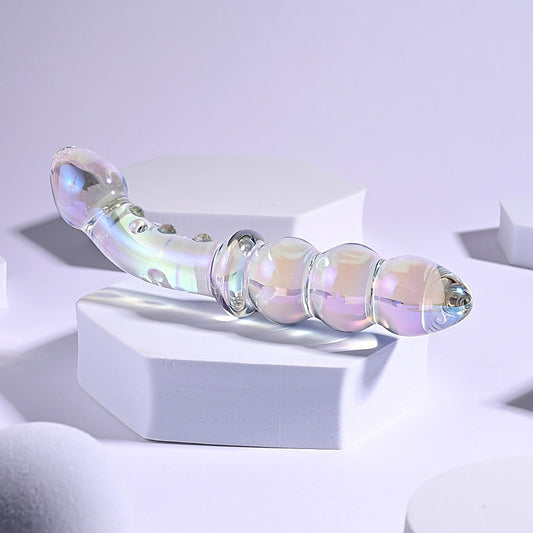 Playboy Pleasure Jewels Double Ended Glass Dildo