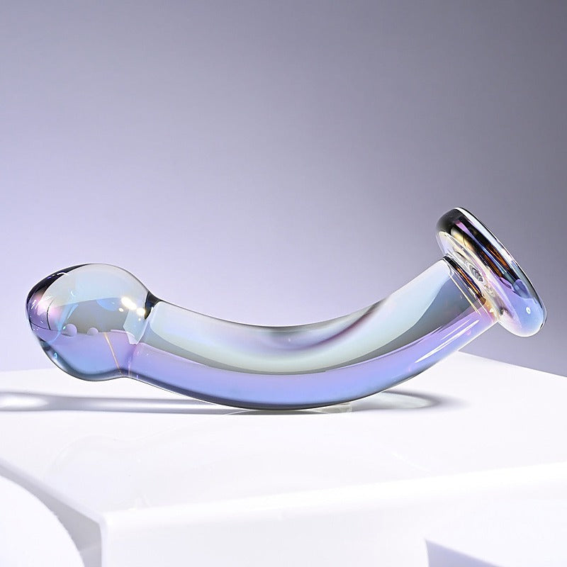 Playboy Pleasure Jewels King Multi Play Glass Dildo - Realistic Dildos