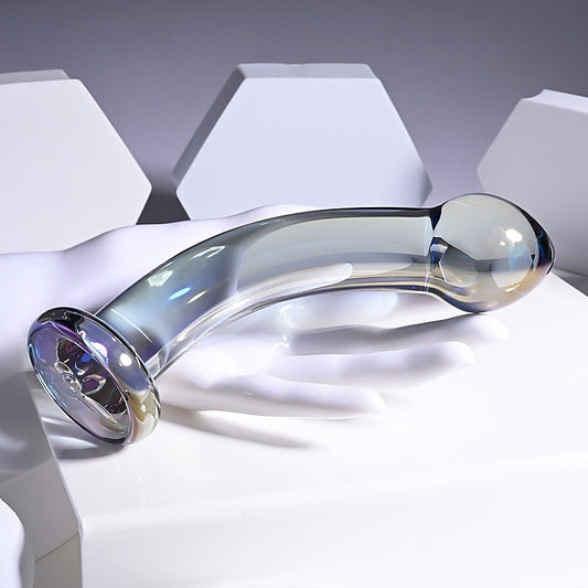 Playboy Pleasure Jewels King Multi Play Glass Dildo