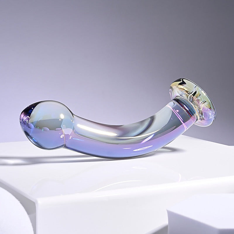Playboy Pleasure Jewels King Multi Play Glass Dildo - Realistic Dildos