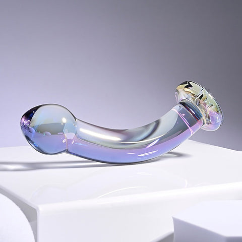 Playboy Pleasure Jewels King Multi Play Glass Dildo - Realistic Dildos