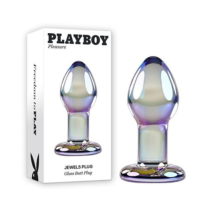 Premium Playboy Pleasure Jewels Plug by Evolved - Glass Sex Toys