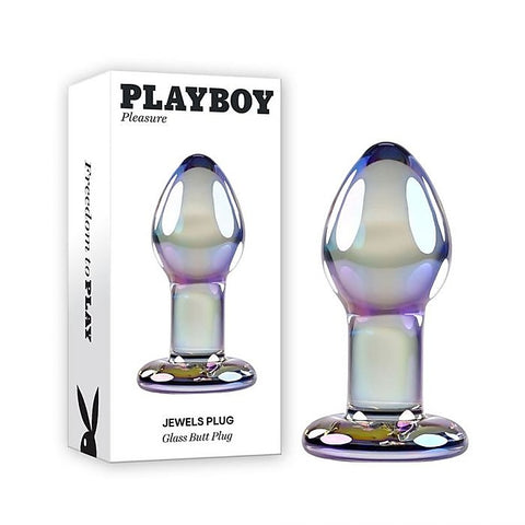 Premium Playboy Pleasure Jewels Plug by Evolved - Glass Sex Toys