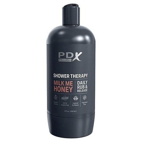 Pdx Plus Shower Therapy Milk Me Honey - Realistic Butts And Vaginas