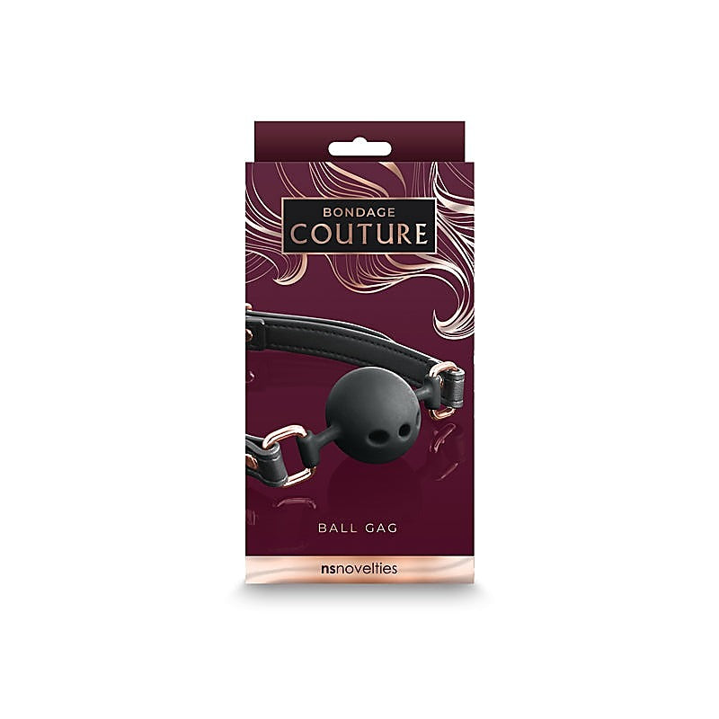 Bondage Couture Ball Gag by NS Novelties - Bondage Gags and Bits