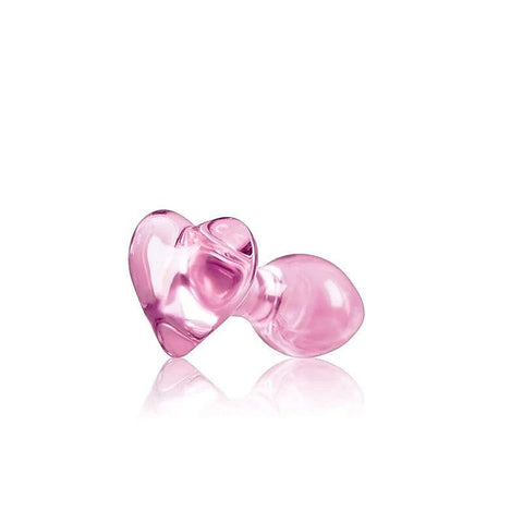 Crystal - Heart Glass Butt Plug - Butt Plugs