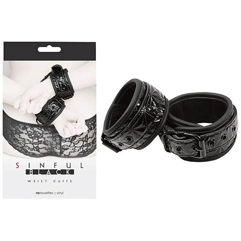 Premium Sinful Wrist Cuffs by NS Novelties - Cuffs and Restraints