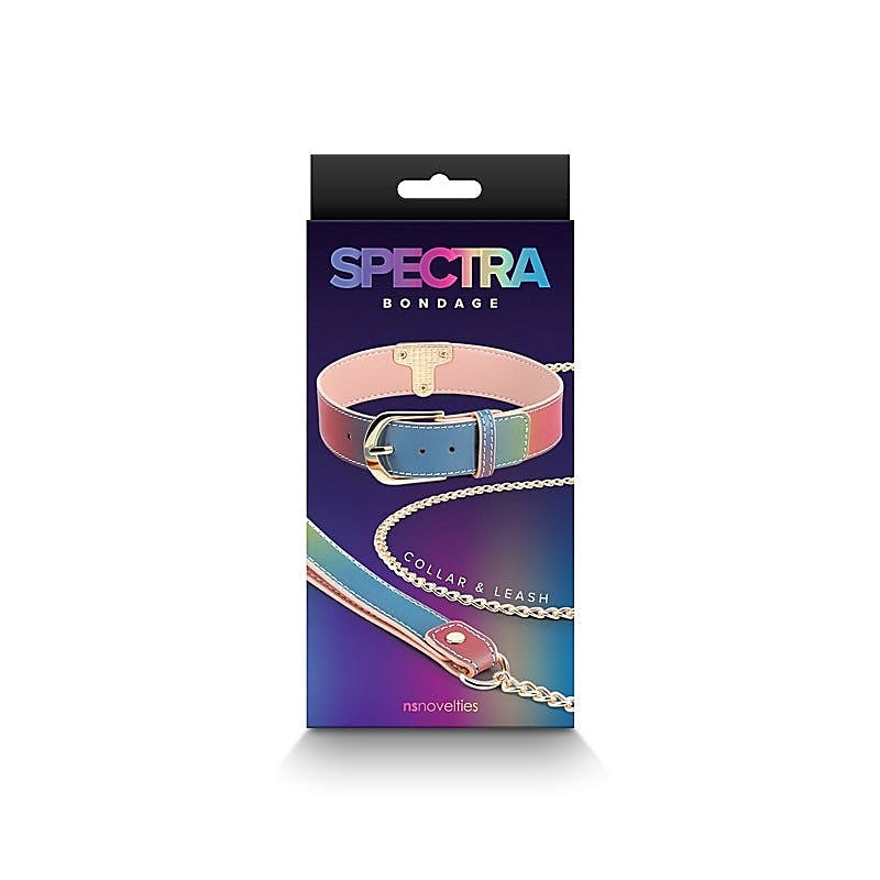 Spectra Bondage Collar & Leash by NS Novelties - Collars and Leads
