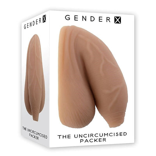 Evolved - Gender X The Uncircumcised Packer Medium - Strap On Sextoys