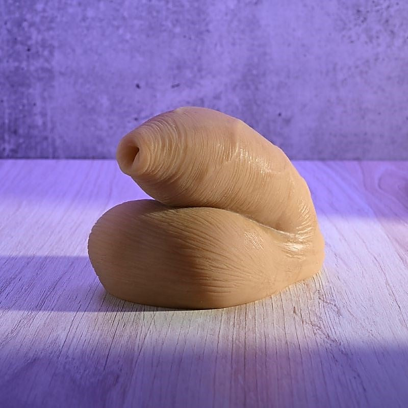 The Uncircumcised Packer Medium by Evolved - Strap On Sextoys