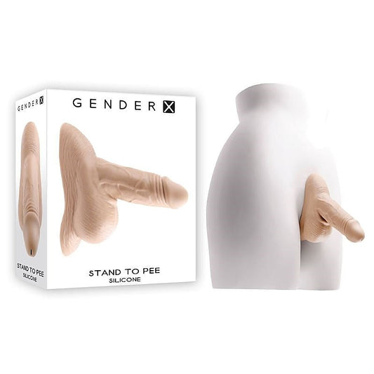 Gender X Squishy Silicone Stand-to-Pee Companion - Strap On Sextoys