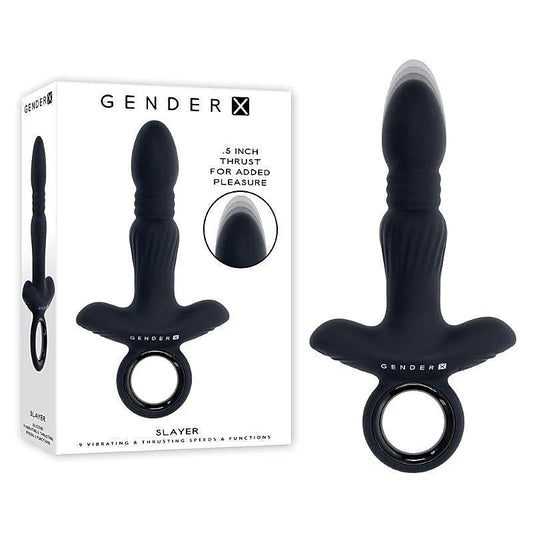 Gender X Slayer - Powerful Thrusting Pleasure Experience - Anal Vibrators