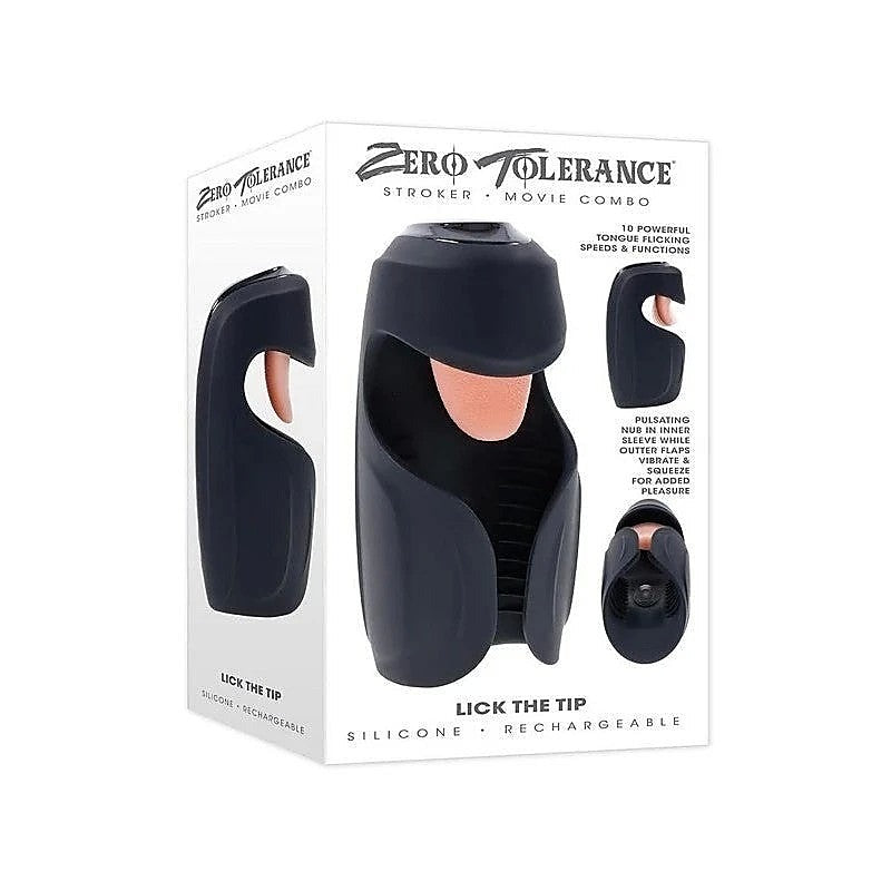 Lick The Tip Vibrating Male Stroker by Evolved - Masturbators and Strokers