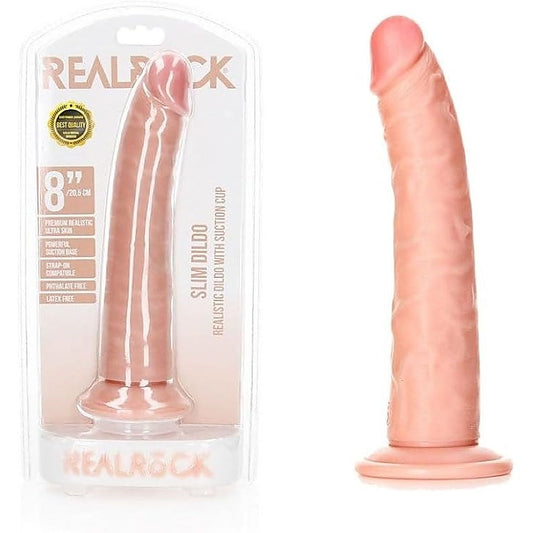 REALROCK Realistic Looking Slim Dildo 20.5 cm