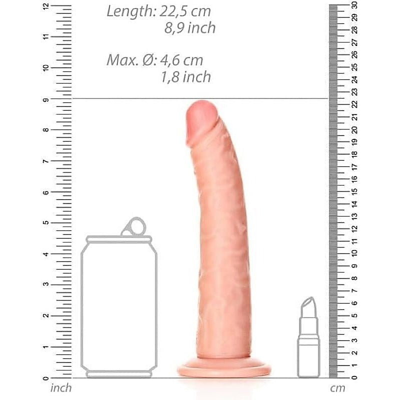 REALROCK Realistic Looking Slim Dildo by Shots Toys - Realistic Dildos