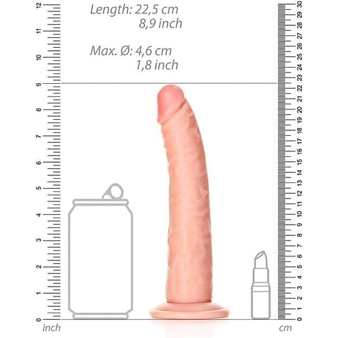 REALROCK Realistic Looking Slim Dildo by Shots Toys - Realistic Dildos