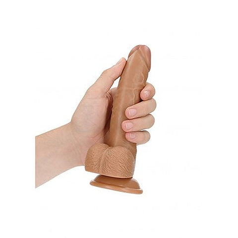 Premium REALROCK Curved Dildo by Shots Toys - Realistic Dildos