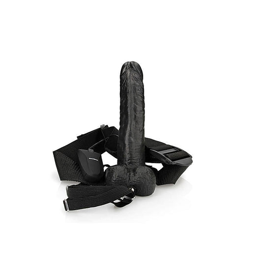 REALROCK Vibrating Hollow Strap-On - Pleasure Unleashed