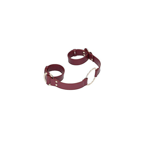Halo Handcuff With Connector by Shots Toys - Cuffs and Restraints