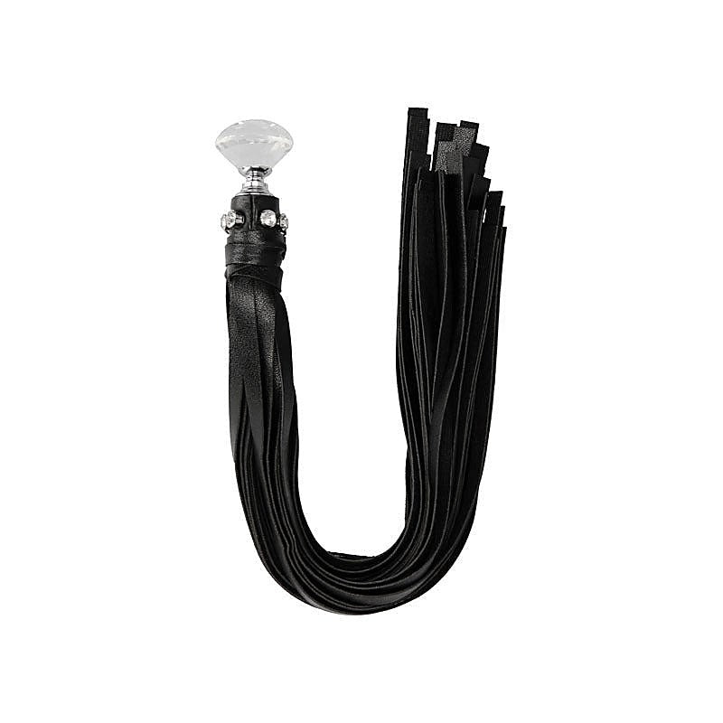 Premium Diamond Studded Whip by Shots Toys - Whips And Crops