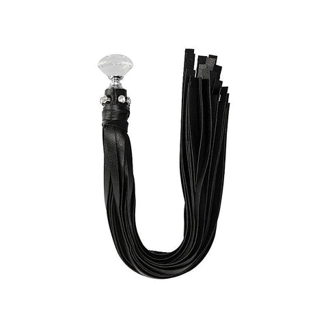 Premium Diamond Studded Whip by Shots Toys - Whips And Crops