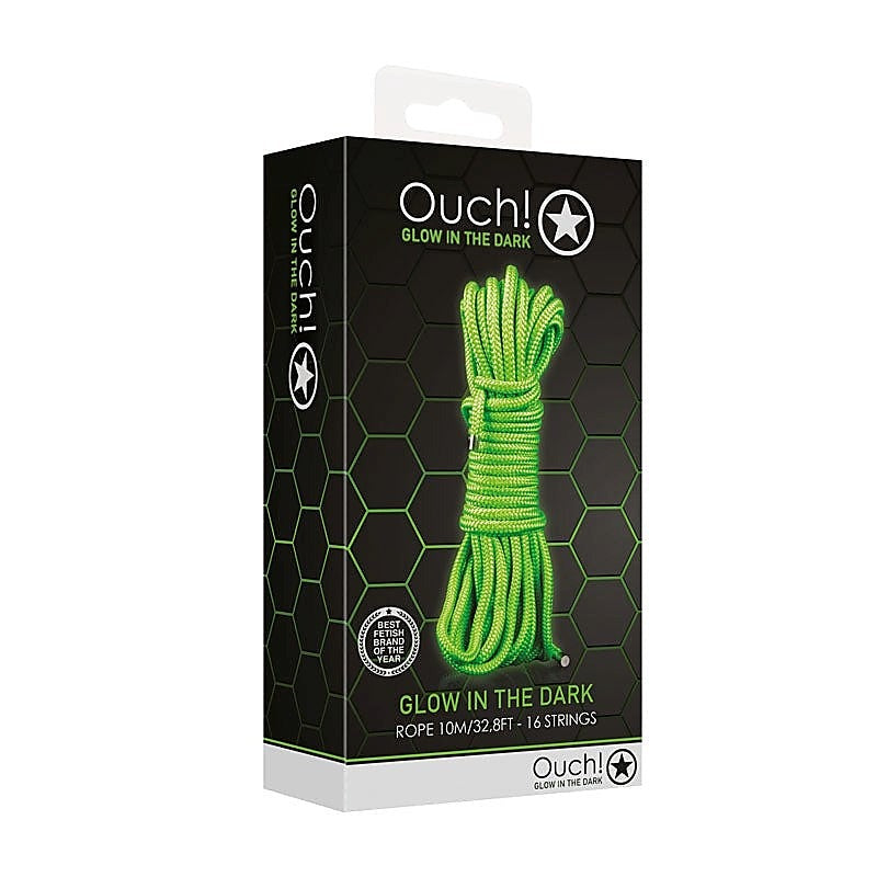 Professional Glow In Dark Rope by Shots Toys - Cuffs and Restraints