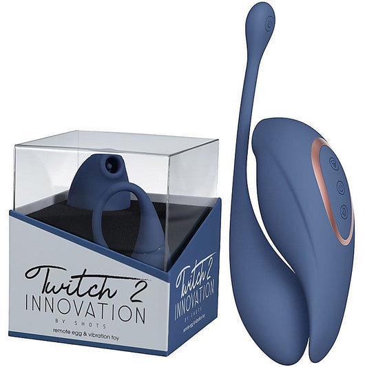 TWITCH 2 - Unleash Sensual Bliss with Suction Vibe & Vibrating Egg - Realistic Dildos
