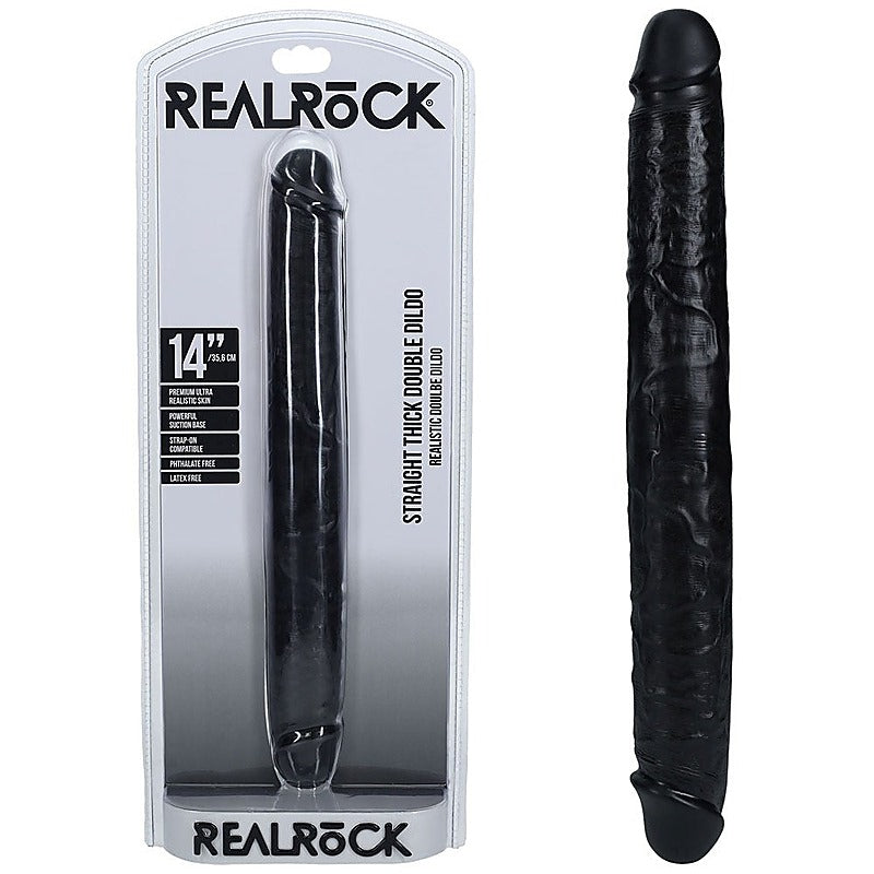 REALROCK 35cm Thick Double Dildo by Shots Toys - Double Ender