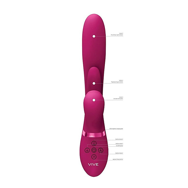 Professional-Grade VIVE Ena by Shots Toys - G-Spot Vibrators