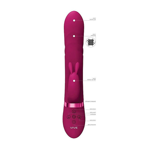 Vive Nari Customizable Rabbit Vibrator by Shots Toys - Rabbit Vibrators