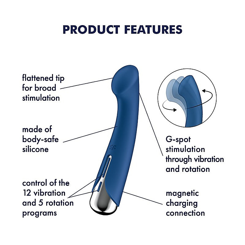Professional Spinning G-Spot 1 by Satisfyer - Realistic Dildos