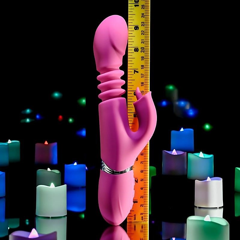 Professional-Grade Pink Dragon by Evolved - Rabbit Vibrators