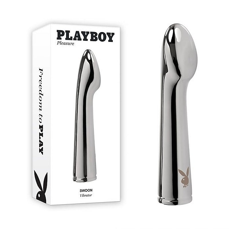 Playboy Pleasure SWOON 9 Functions Metal Vibrator by Evolved - Metal Vibrators