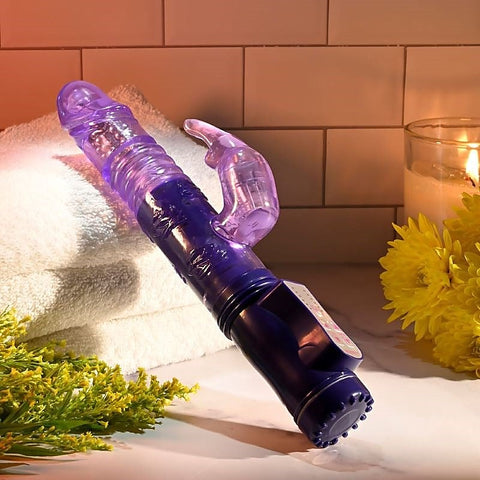 Premium BUNNY THRUSTER by Evolved Silicone - Rabbit Vibrators